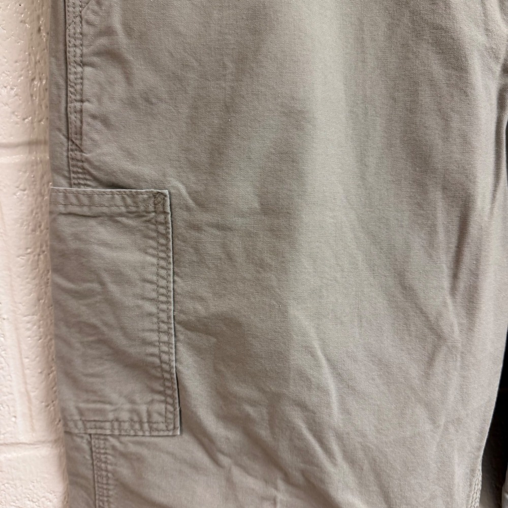 Carhartt Mens B151-TAN Original Dungaree Fit Canvas Work Pants 34x30 Tan Cotton - Picture 4 of 9